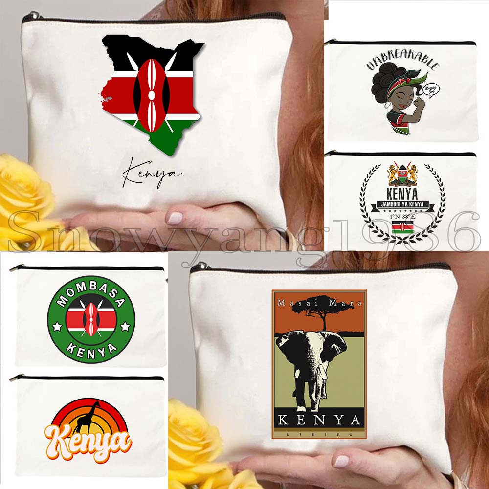 Women Bags Kenya - 케냐 국장 깃발 지도 케냐 귀여운