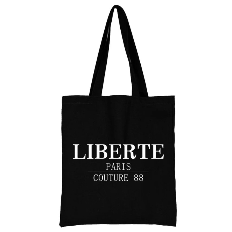 카와이 만화 오렌지 고양이 프린트 블랙 대용량 숄더백  - Women Bags Office 리뷰 및 가격