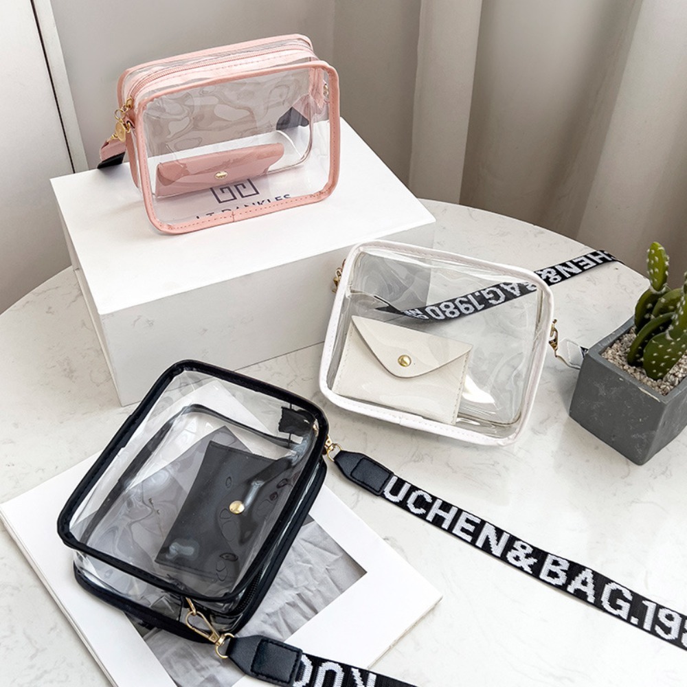 PVC 투명 젤리 백 여성용, 캔디 컬러 레터 패션 숄 - Women Bags Low Price 리뷰 및 가격