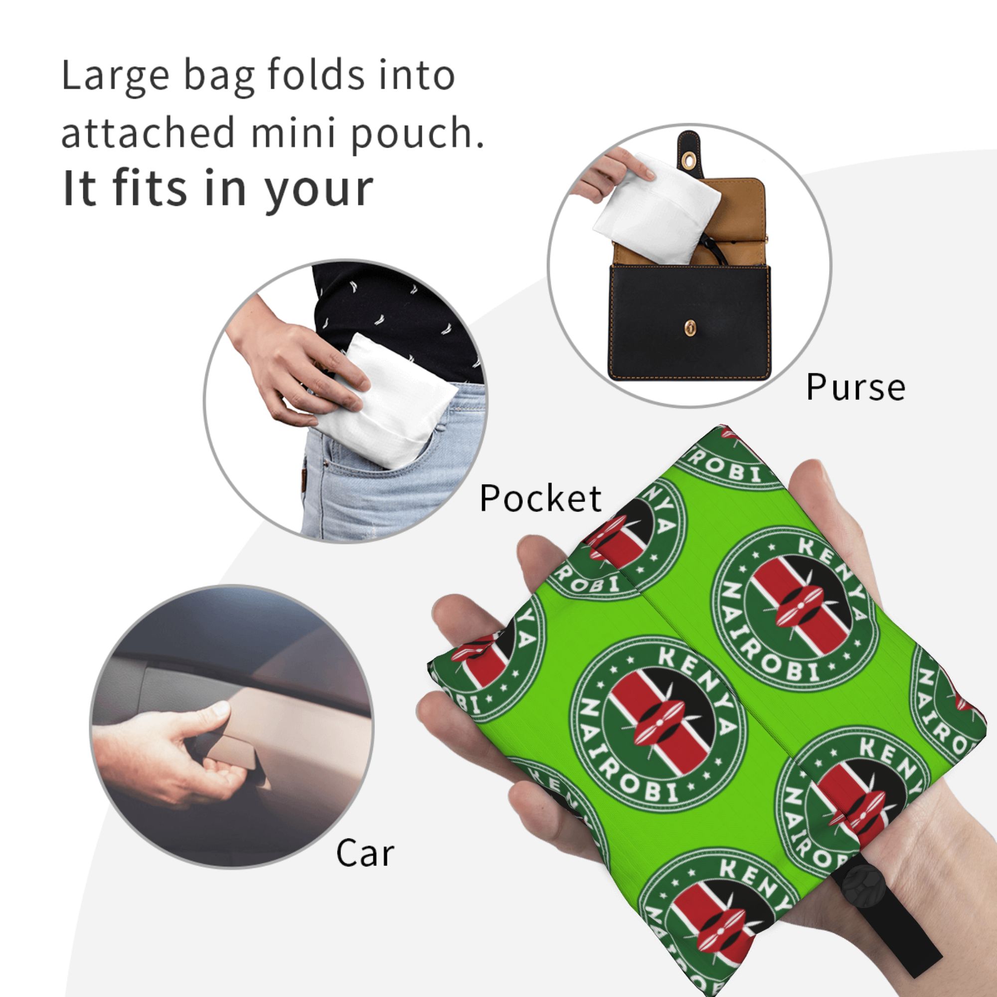 재사용 가능한 케냐 나이로비 국기 쇼핑백 여성용 토트백 - Women Bags Kenya 리뷰 및 가격