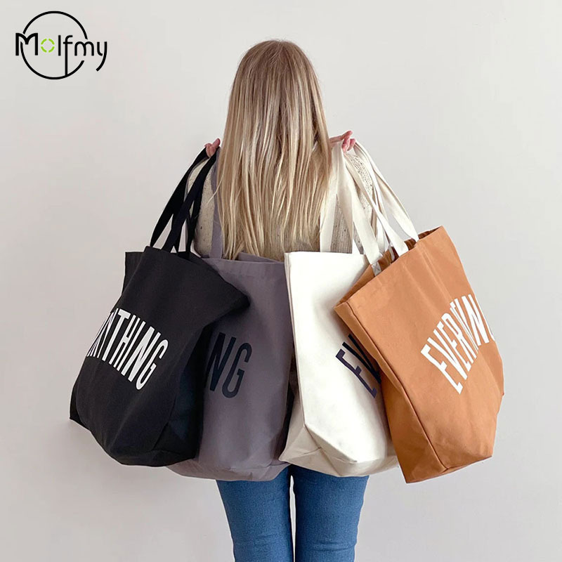 대용량 캔버스 토트 백 추가 편지 패션 비치 토트 백  - Women Bags Low Price 리뷰 및 가격