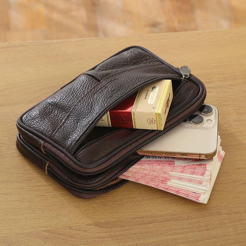 남성용 가죽 핸드백 1개, 대용량 지갑, 휴대폰 포켓, - Women Bags And Purses 리뷰 및 가격
