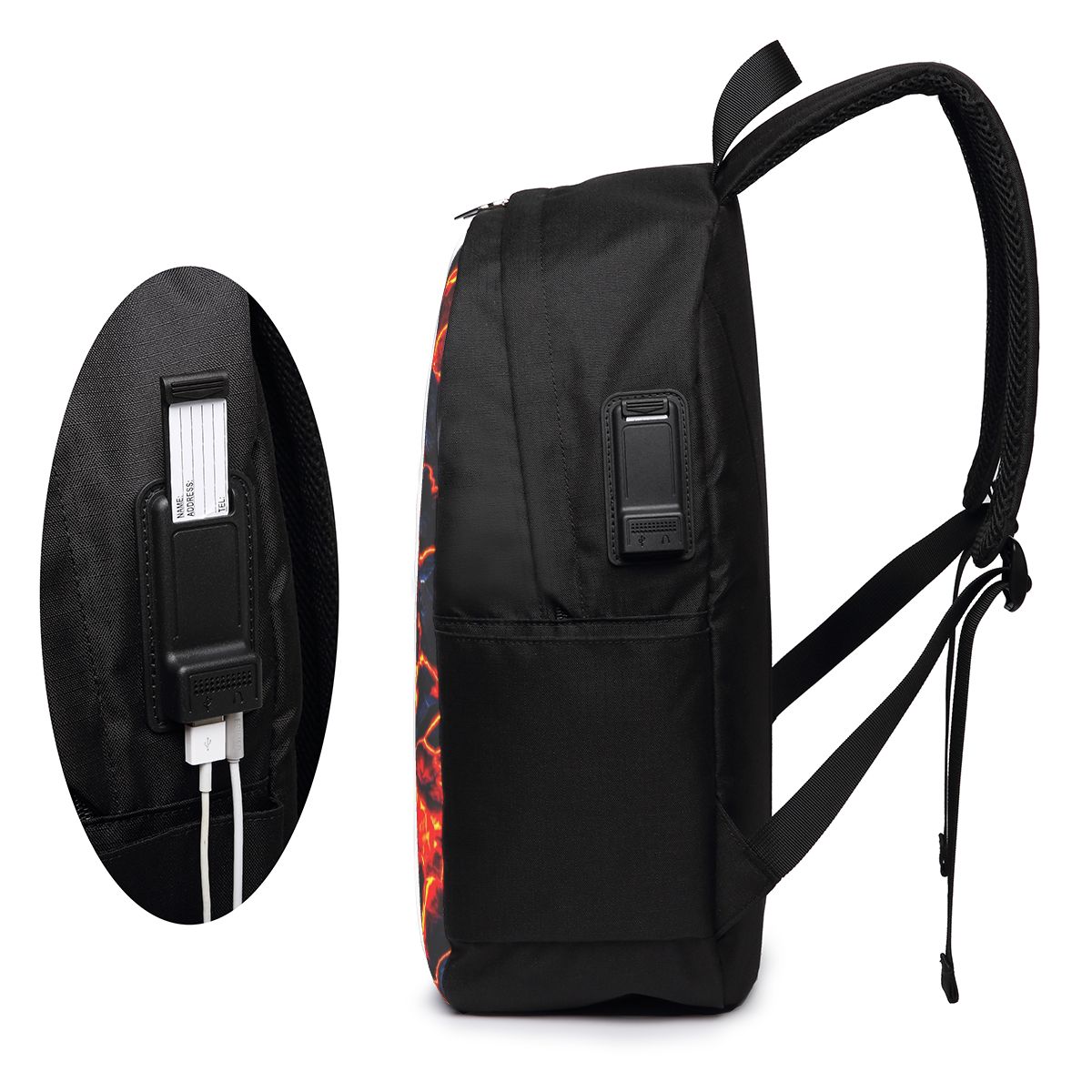 마그마 화산 용암 화재 배낭 여행 노트북 가방 컴퓨터  - Women'S Bag 리뷰 및 가격