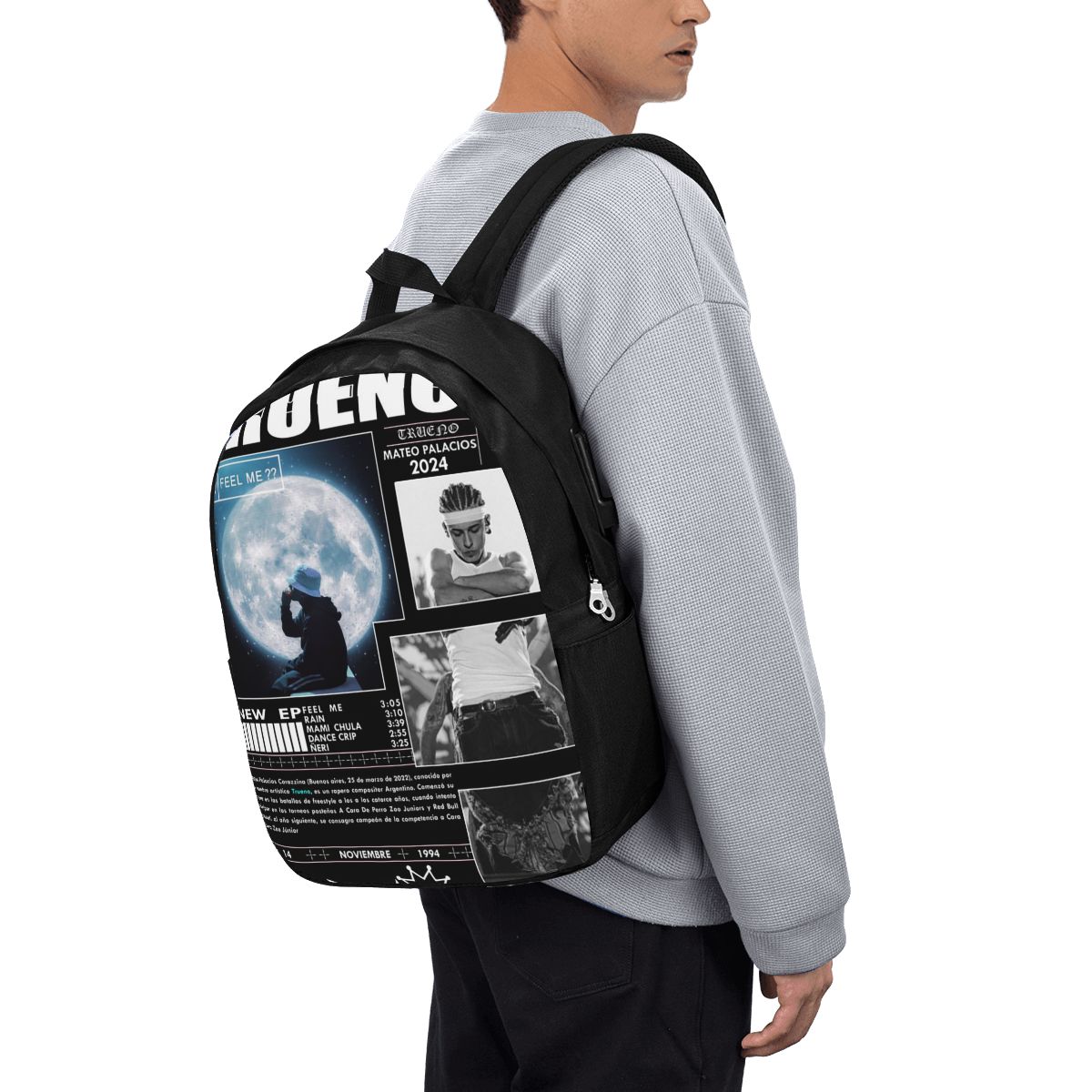 재미있는 트루에노 힙합 랩퍼 배낭 여행 노트북 가방 컴 - Women'S Bag 리뷰 및 가격