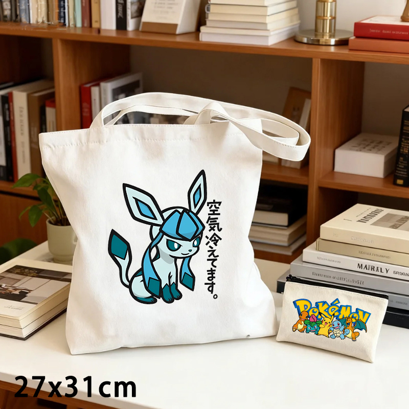 포켓몬 캔버스 가방과 동전 지갑 세트 2개, 귀여운 만 - Women Bags And Purses 리뷰 및 가격