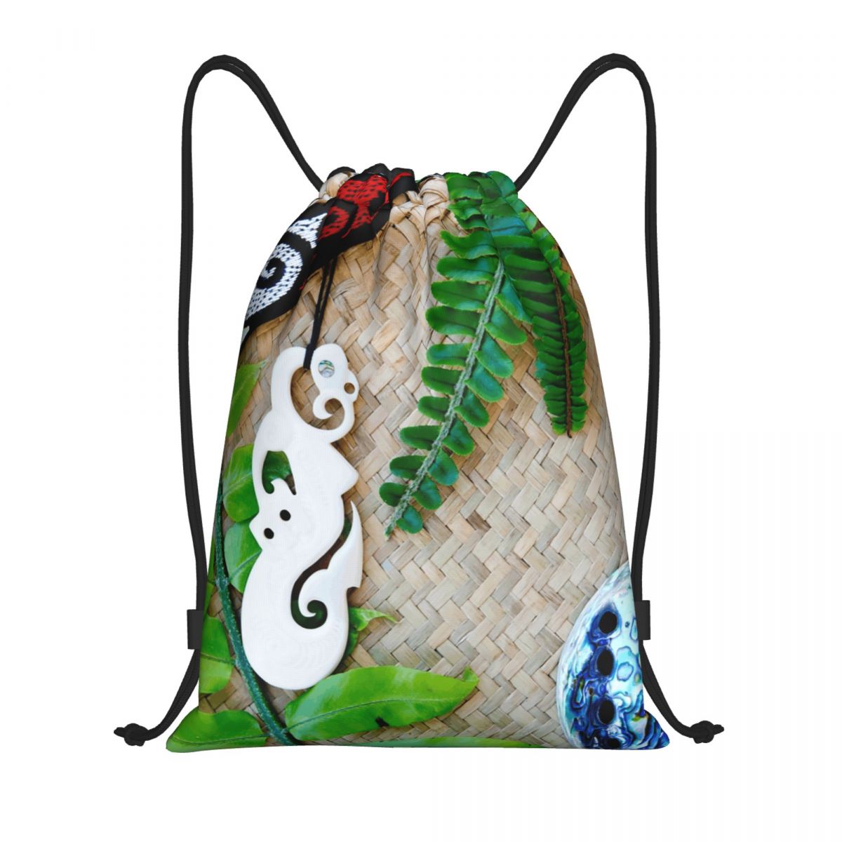 뉴질랜드 마오리족 테마 드로스트링 백 여성 남성 접이식 - Women Bags Nz 리뷰 및 가격