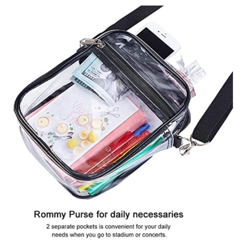 1-10개 여성용 투명 크로스바디 백, 지퍼와 조절 가 - Women Bags And Purses 리뷰 및 가격