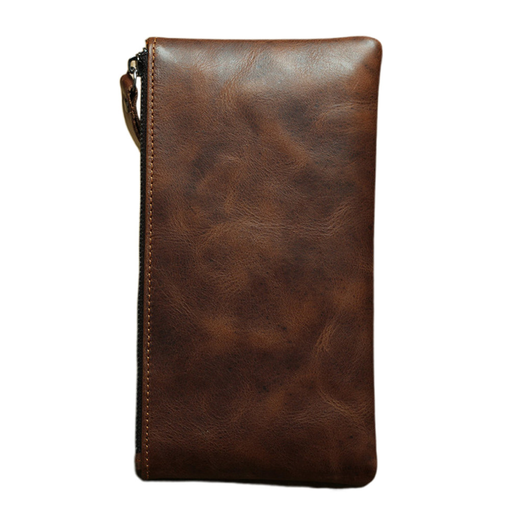 정품 소가죽 롱 지갑 지퍼가 달린 다기능 휴대폰 가방  - Women Bags And Purses 리뷰 및 가격