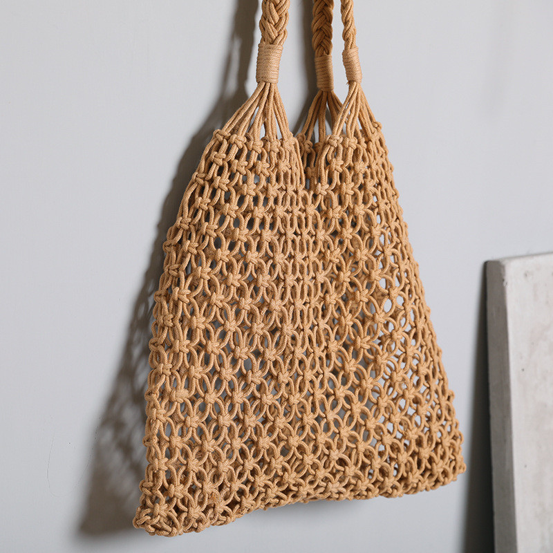 여성 대용량 밀짚 핸드백 토트 중공 어깨 가방 빈티지  - Women Bags Low Price 리뷰 및 가격